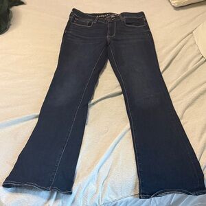 American Eagle Outfitters Dark Blue Flare Jeans